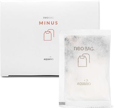 Aquario Neo Minus - Aquarium Filter Media - Harmful Negative Ion Adsorption, Phosphate Remover and Nitrate Remover for Aquarium Freshwater, Ideal for Aquatic Habitats - 8-Count Bags