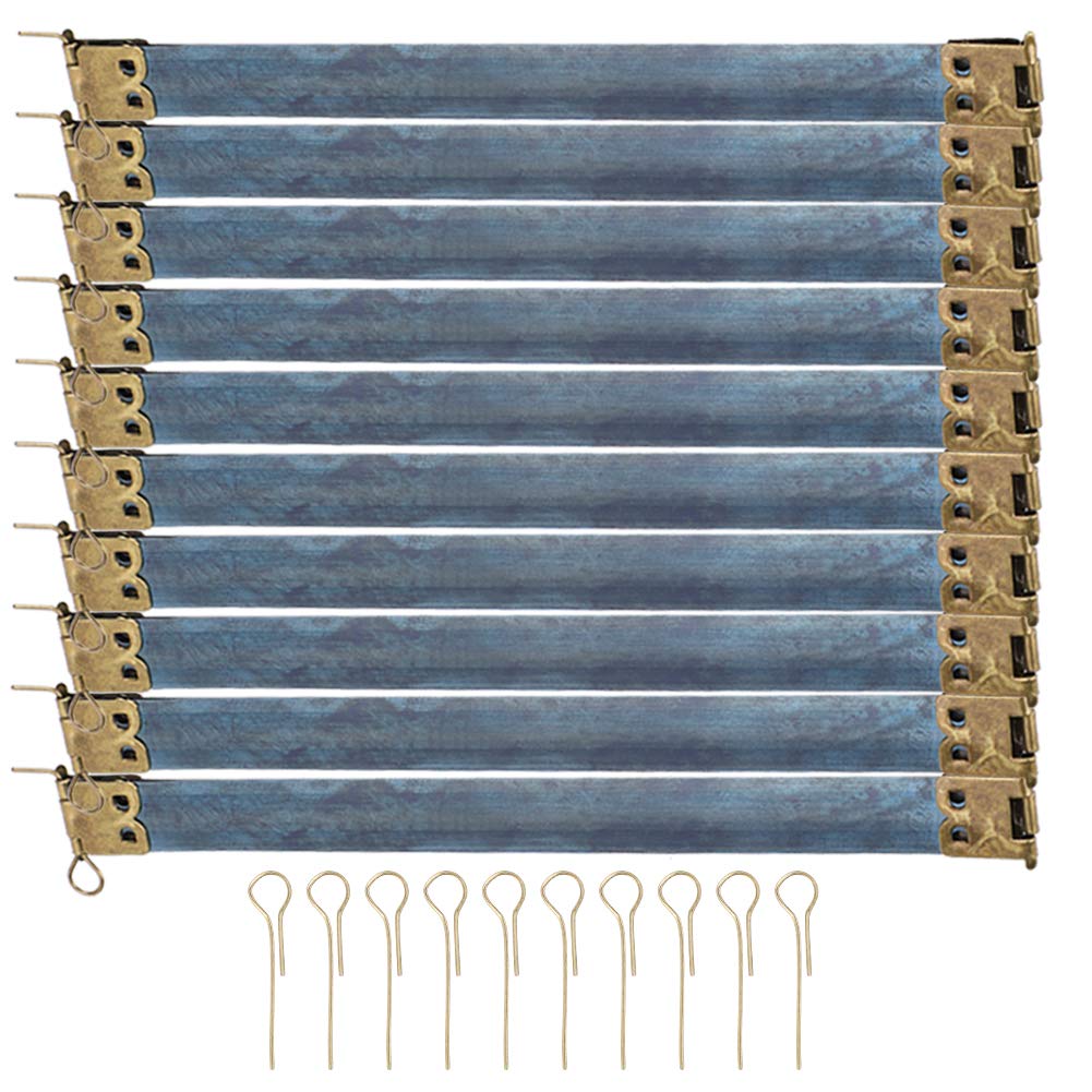 10Pcs Purse Flex Frame, 20cm Internal Metal Retro DIY Bag Flex Frame, Sewing Handcraft Accessories Purse Flex Frame Metal Purse Frames for Bag Making for Craft Wallet