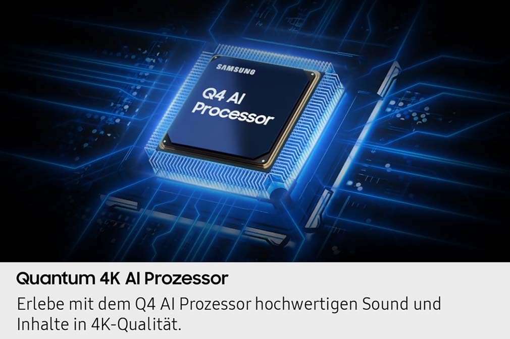 Samsung QLED Q8F 4K 65 Zoll (163 cm) UHD Fernseher, Q4 AI Prozessor, Quantum Dot für Reale Farben, AirSlim Design, Upscaling, Gaming Hub, Kostenlose Inhalte, Smart TV, 2025