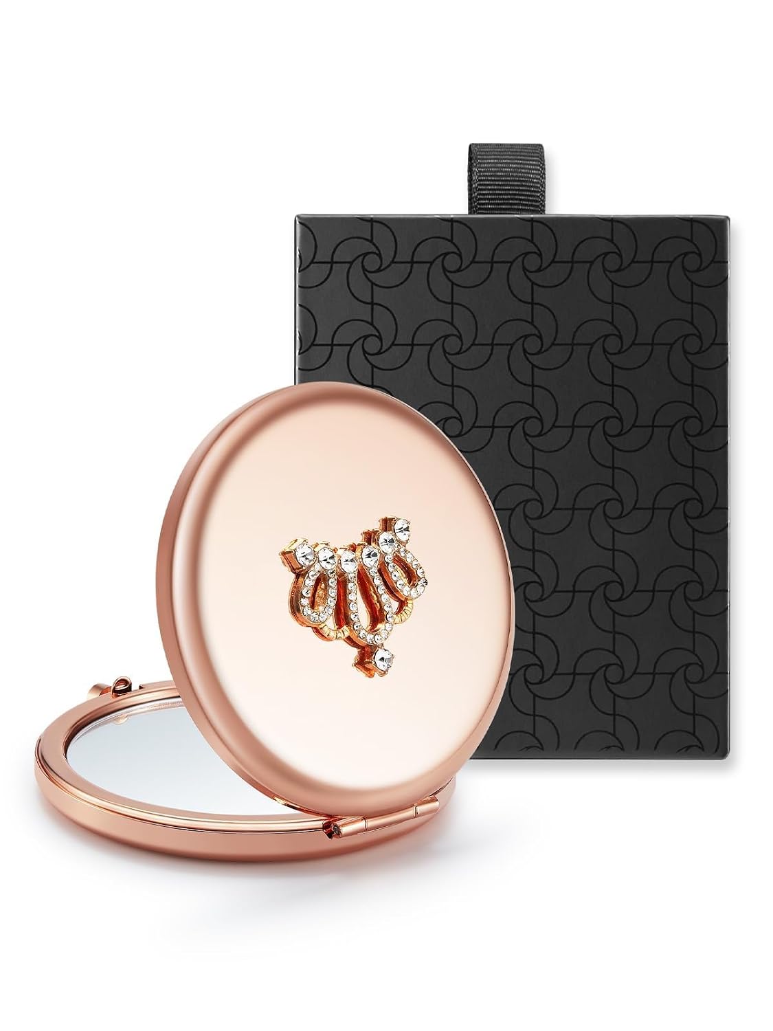 OMIRO Magnifying Compact Mirror - Unique Gift for Her