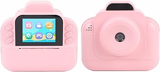 Impresión Instantánea de Cámara para Niños, Pantalla de 2.4 Pulgadas 48MP 1080p 6X Zoom Digital, Cámara Instantánea Digital para Niños con Papel Impreso, Regalos para Niños (Blue) (Purple) (Rose)