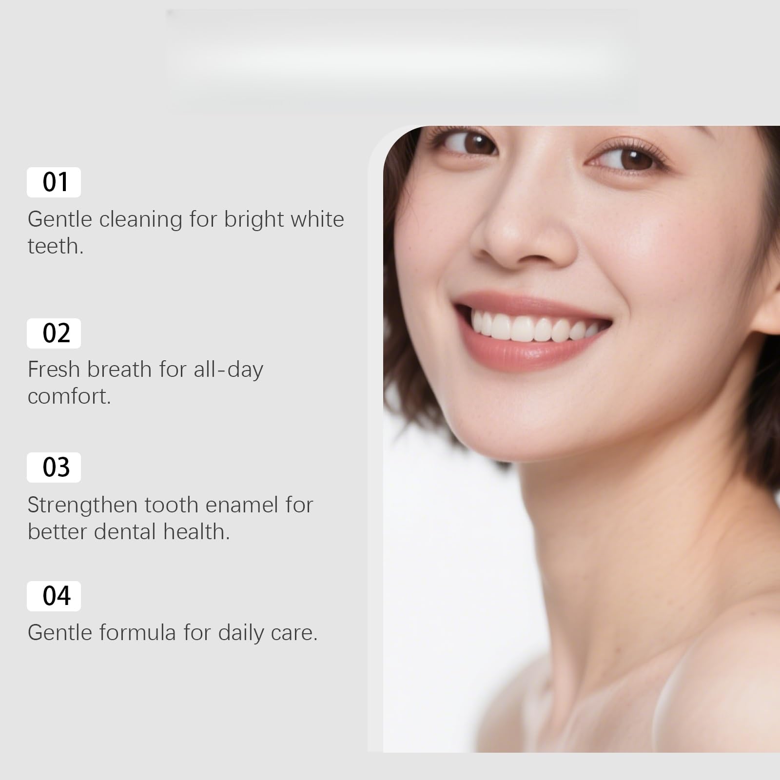 Mousse dental iluminadora suave for el cuidado bucal diario, reducción de manchas, aliento fresco y limpieza cómoda(3pcs)