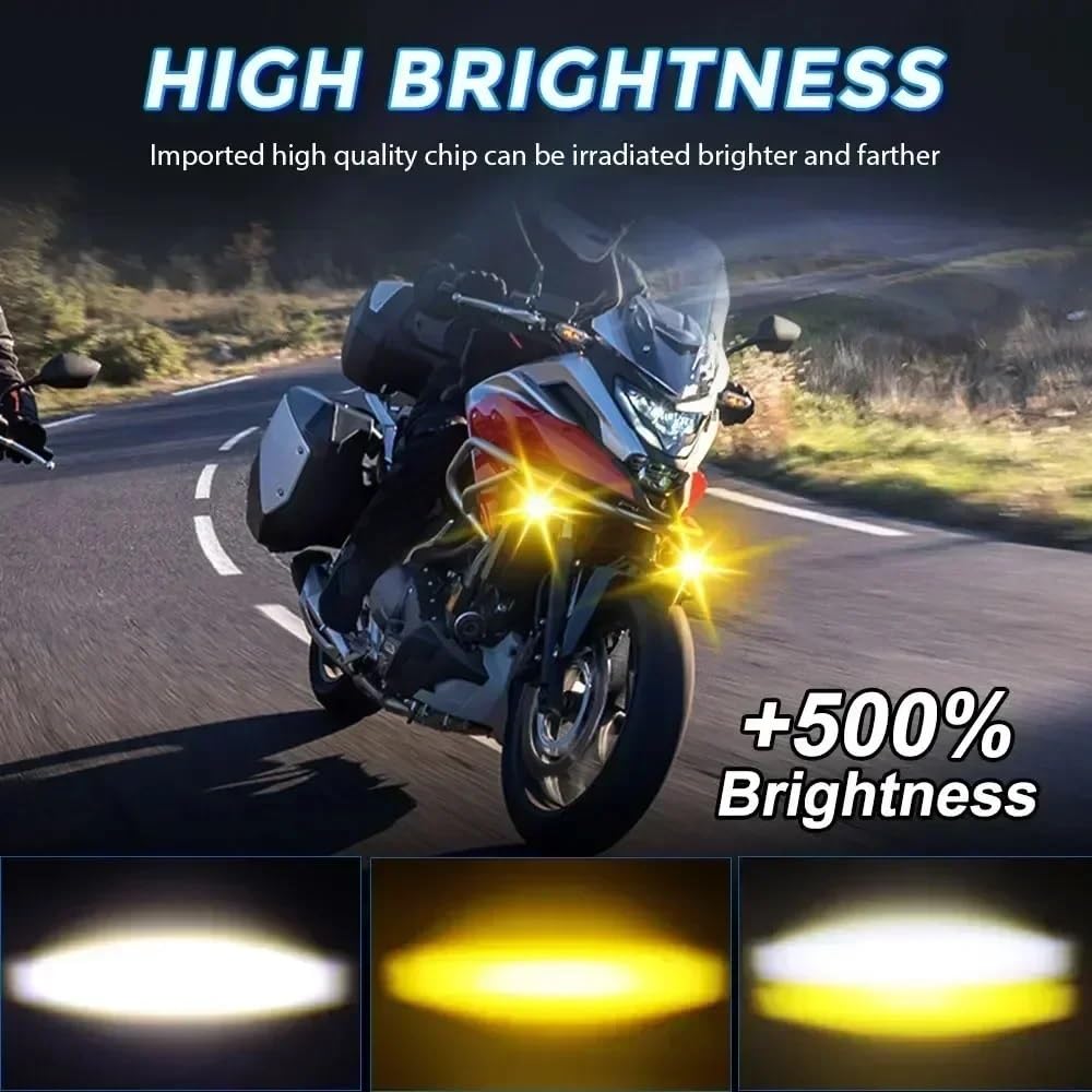 Światło Do Jazdy Reflektor motocyklowy LED 200W reflektor światła przeciwmgielne Off Road ADV GS UTV ciężarówka wspomagana lampa światła 12V 24V Dirt Bike Reflektor(P1 2 PCS Light)