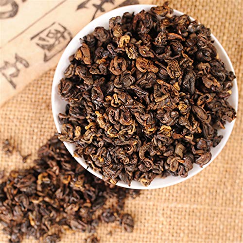 500g de té negro Biluo rojo a granel Yunnan Fengqing Dianhong té cocido té fresco - Imagen 3