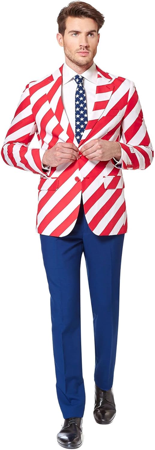 4th of july mens suit