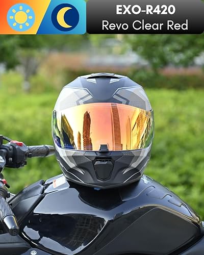 Miniatura 2 de Protector de visera de casco de motocicleta de repuesto para visera R420, resistente al desgaste, resistente al viento, protección solar, accesorios