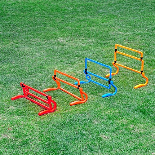 MOOUS 6PCs Adjustable Training Hurdles Agility Hurdles Removable