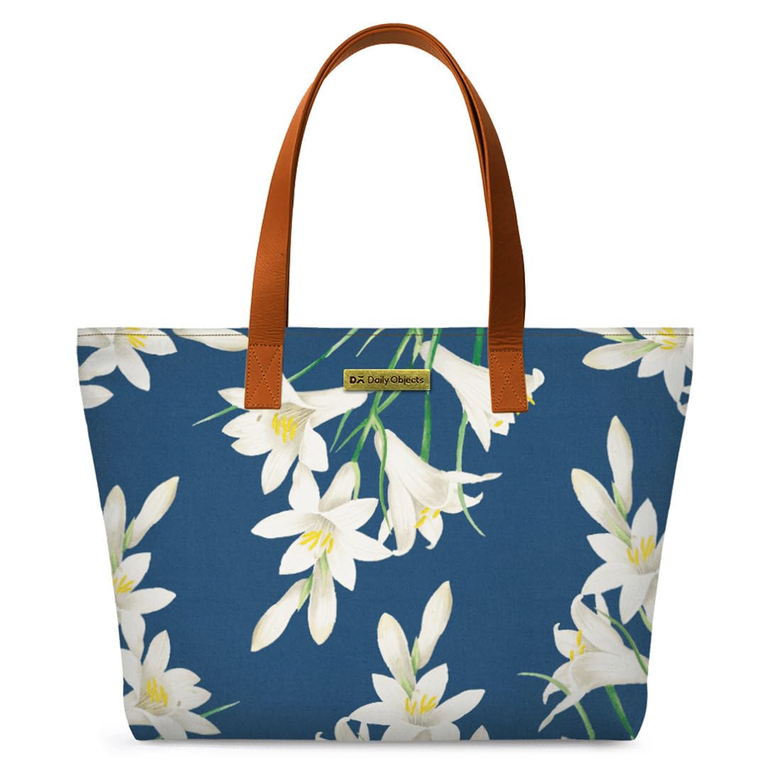 DailyObjects Womens Latest Tote Bag | Spacious, Stylish, Sturdy Canvas Handbag with Zip closure and Laptop Compatibility | Handcrafted Ladies Shoulder Purse For Daily & Office Use (Multicolor) (B07ZZ9T1Z4) Amazon Price History, Amazon Price Tracker