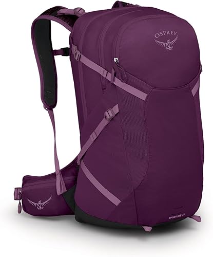 Miniatura 21 de Osprey Sportlite 25L - Mochila ligera para senderismo de 25L para hombres y mujeres, Rosa Alkaline/Hotspot, M/L Alcalino/Hotspot Rosa,púrpura,