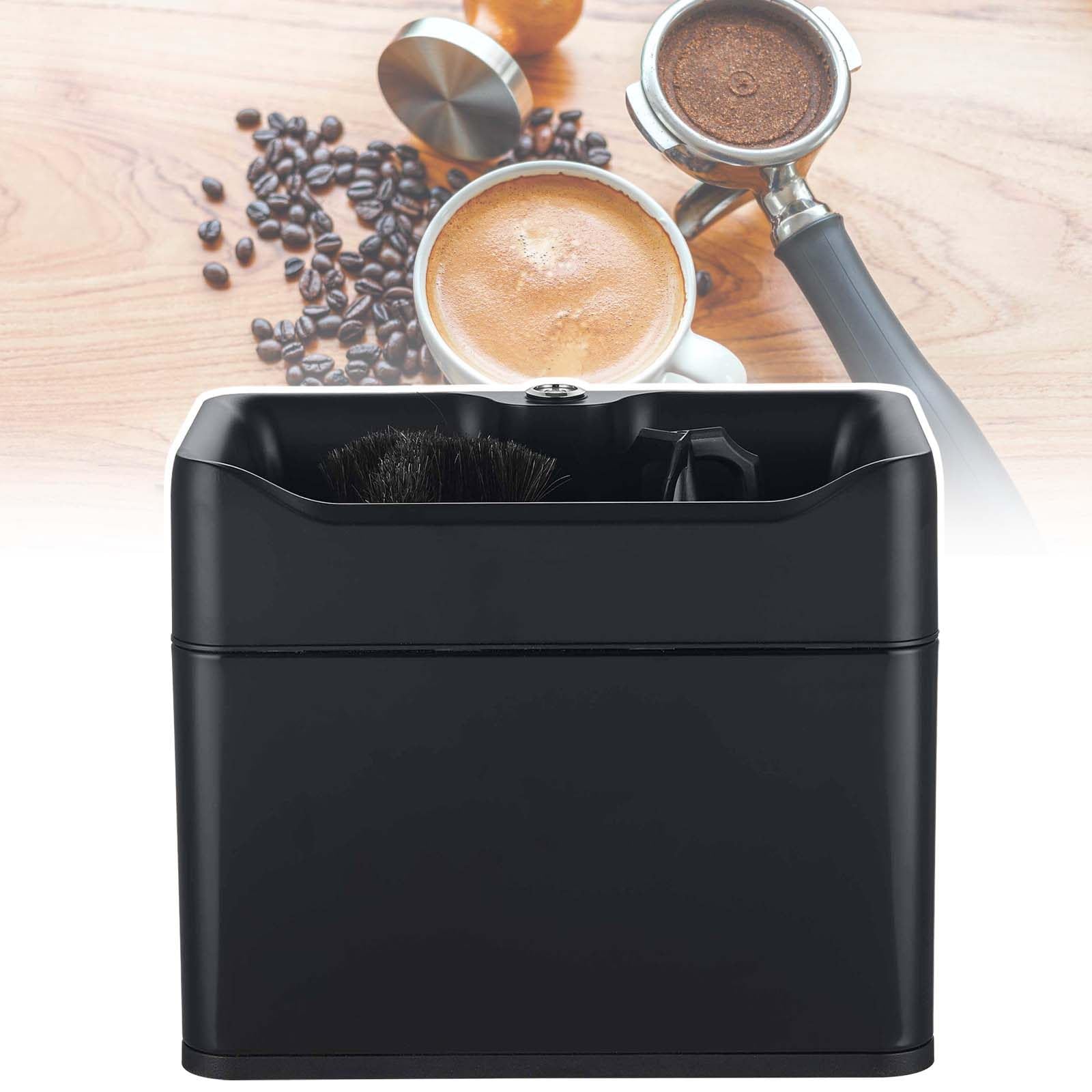 Automatyczny środek czyszczący portafilter 20 W, dla miłośników kawy, 340 obr./min profesjonalne narzędzia do czyszczenia baristy, czarny