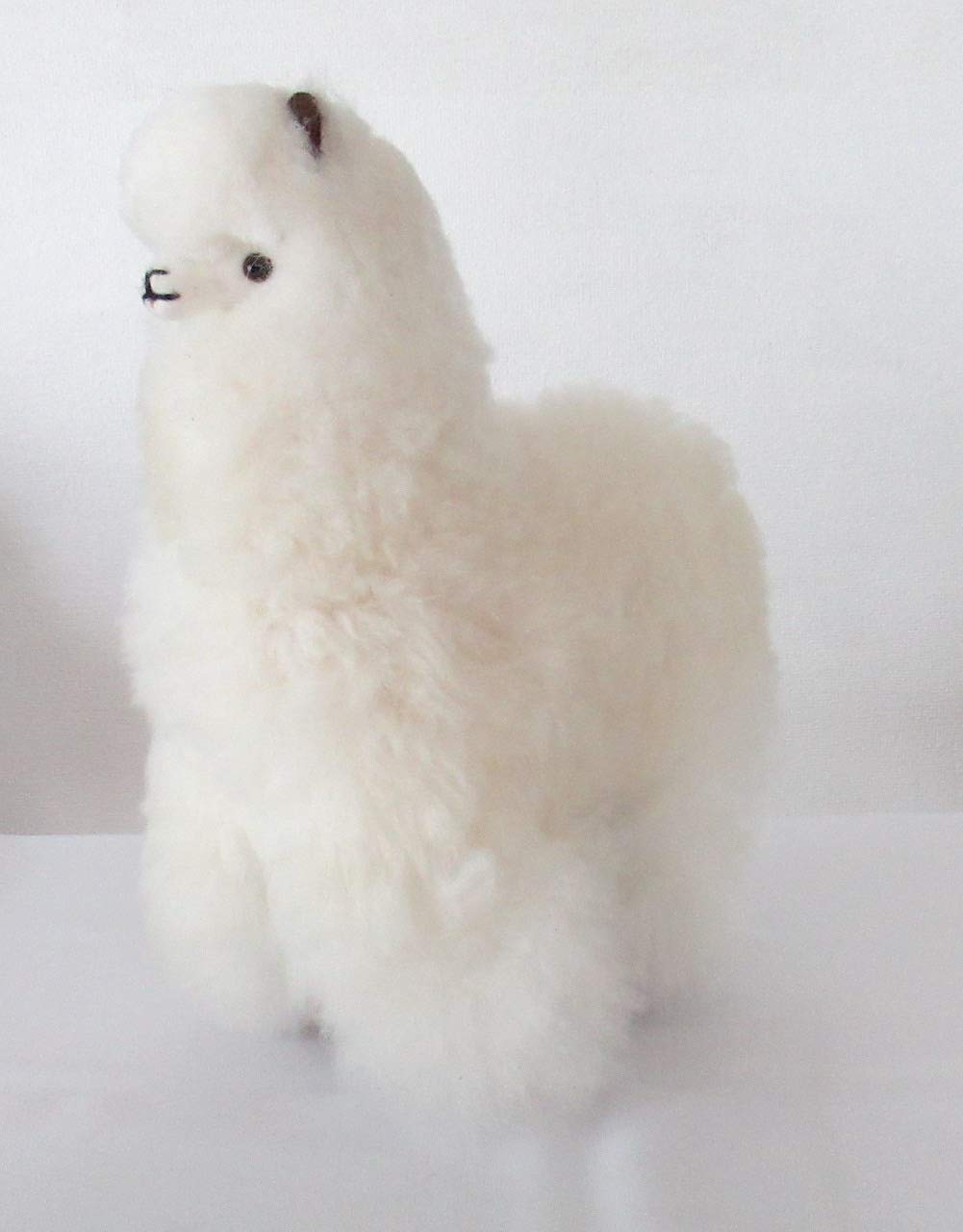 Amazon | 【ALPACA WHITE 26cm】アルパカぬいぐるみ置き物 アルパカ毛