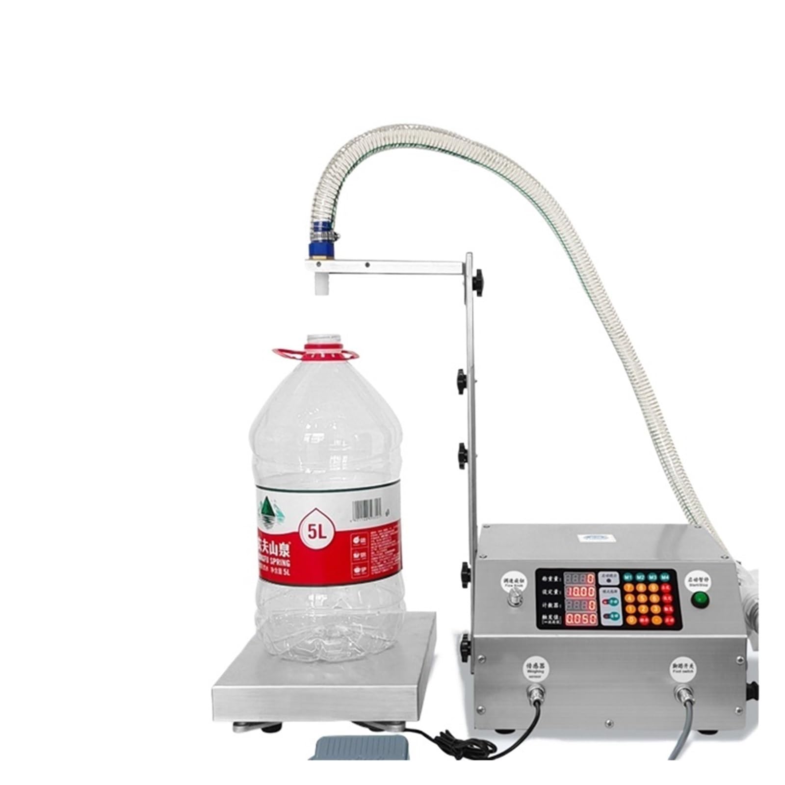 CUDTAPI - Fully Automatic Viscous Liquid Sesame Paste Lubricant Edible Oil Bottling Machines Commercial Filling Machine Liquid Paste Filling Machine