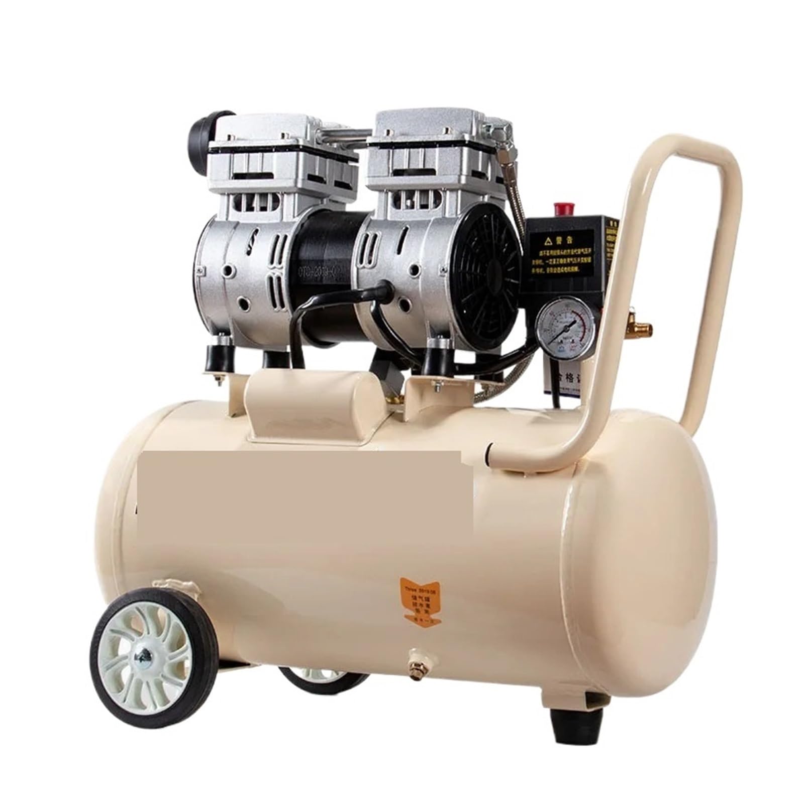 Silent Air Compressor 550W 8L Industrial Air Compressor Quiet Oil-Free Air Pump