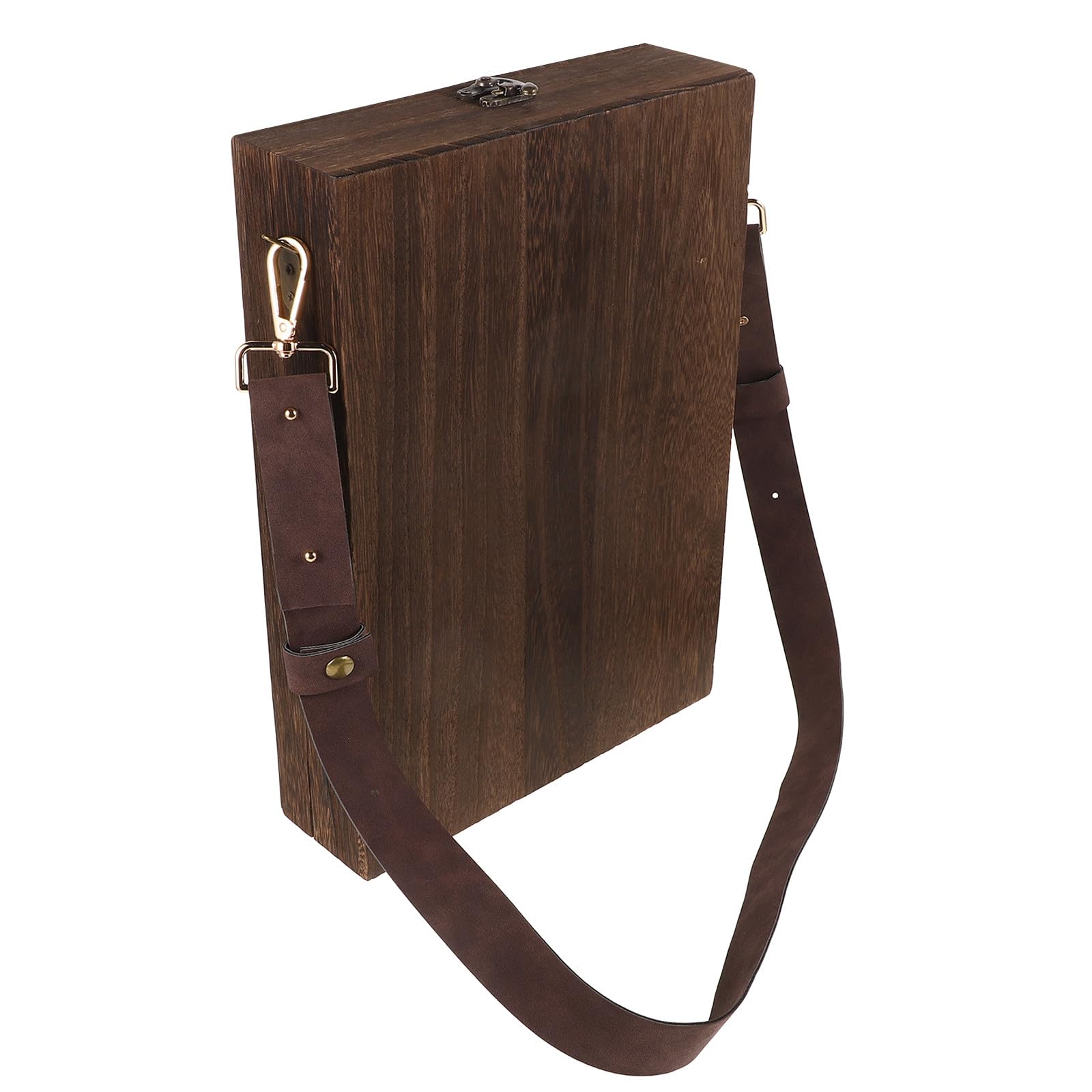 Holibanna Scatola Portaoggetti in Legno per Artisti e Cancelleria, Organizzazione della Scrivania, Facile da Riporre, Uso in Workspace e Outdoor