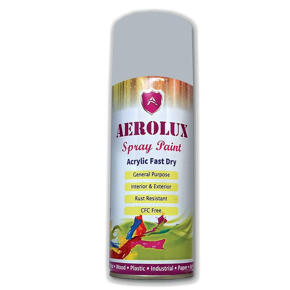 AEROLUX Multipurpose Car Spray Paint Can for Cars, Bikes and Household (400ml, Light Grey) (B08QFSHD6X) Amazon Price History, Amazon Price Tracker