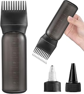 Root Comb Applicator Bottle Oil Applicator for Hair Dye Hair Oiling Bott...