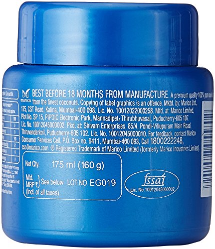 Parachute Coconut Oil, 175 ml, Blue, Pack of 1 - Image 3