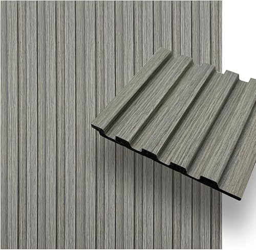 Concord Paneles de pared 3D  Muestra - Gris  4 x 4 pulgadas  Paneles impermeables  CO600-02 -M