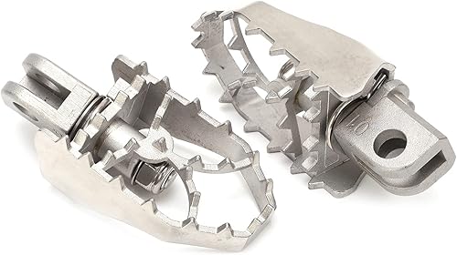Miniatura 8 de Estriberas para motocicleta, pedal de pie de motocicleta de acero inoxidable 304, clavijas anchas de repuesto para Versys650 1000 X300 2007?2021 (2