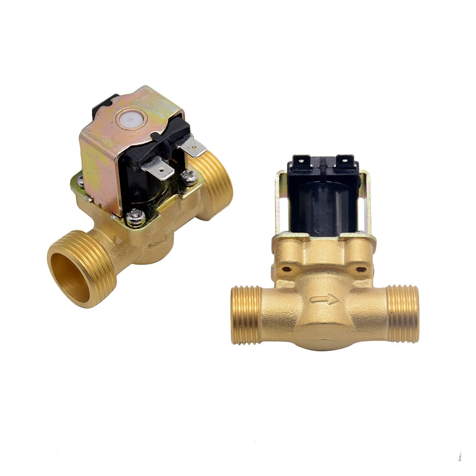 Électrovanne en laiton DC 12V 1/2 pouce pour le contrôle précis de l'eau