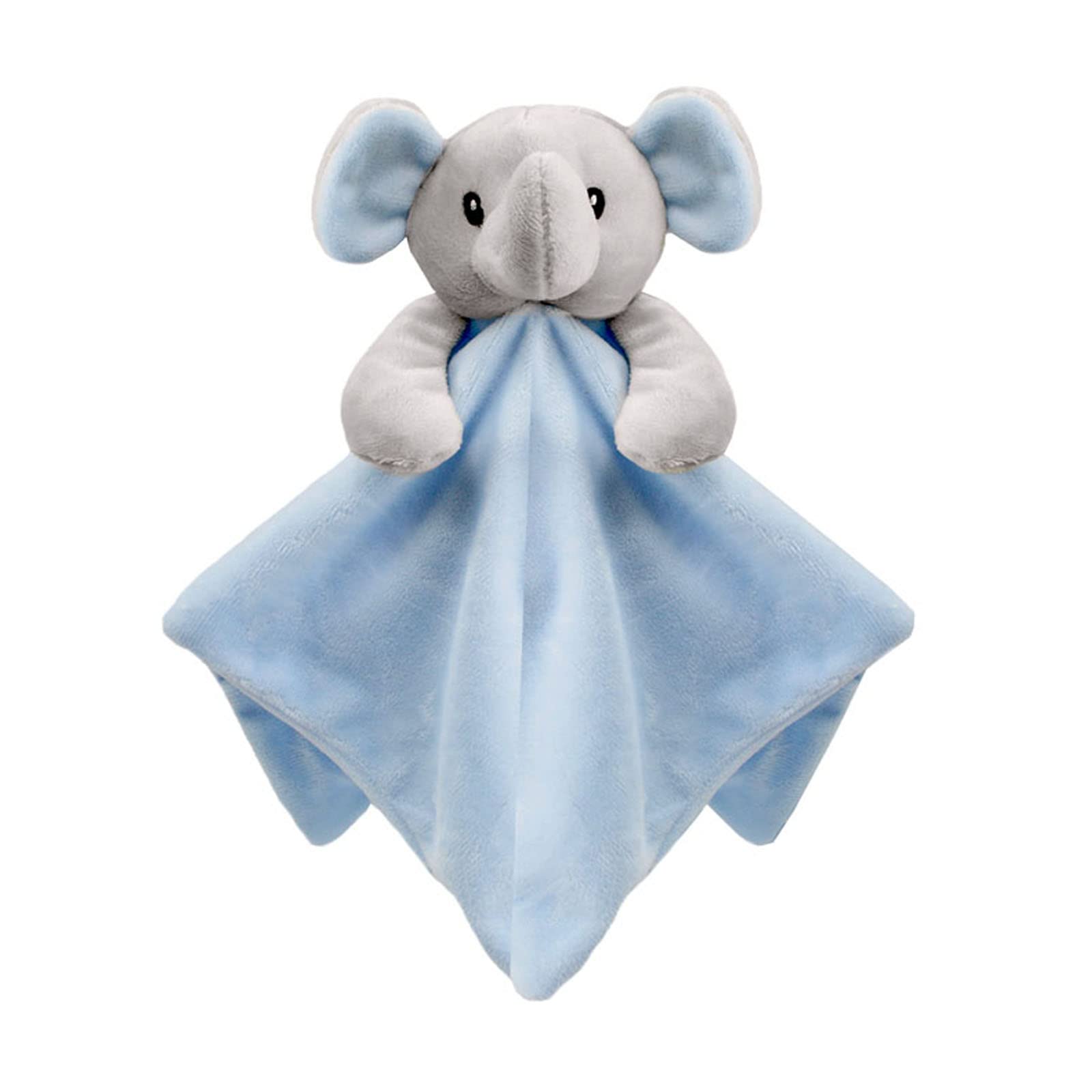 Babies 3D Elephant Cuddly Comforter Blanket Soft Newborn Baby Shower BC36 (Blue),One Size