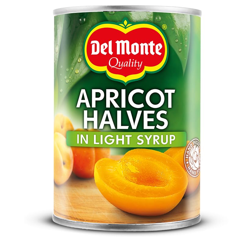 Del Monte Apricot Halves in Syrup 420 g (Pack of 12)