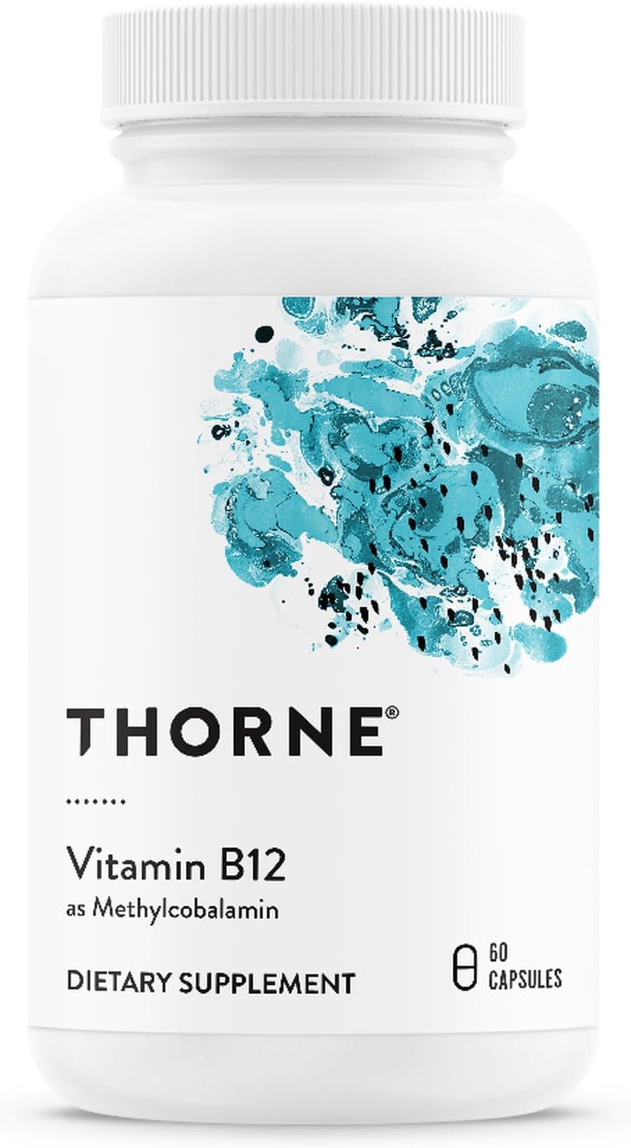 Thorne (ソーン) ビタミンB12サプリメント メチルコバラミン 1mg 動物性食品を摂らない方に カプセル 60粒 1個セット 【合計60粒/60回分】