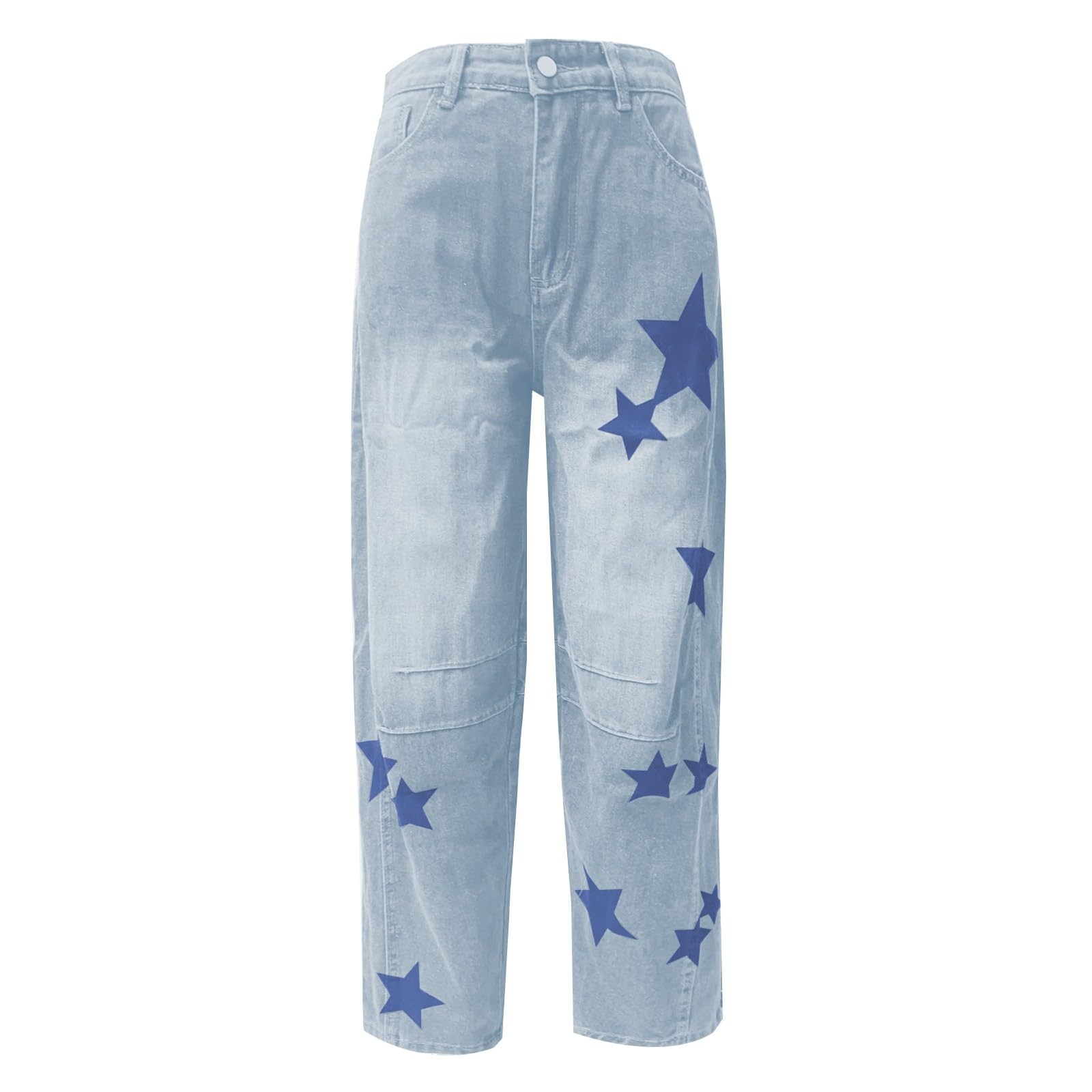 Vaqueros Anchos Mujer Pantalones Tejanos Tallas Grandes Ropa Ligero Elasticos Pantalón Rectos Invierno Baggy Vaquero Primavera Casual