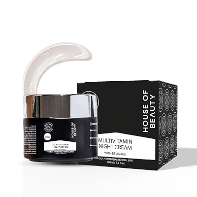 HOUSE OF BEAUTY Multivitamin Nourish Night Face Cream with Revinage For Skin Glow, Winkles & Fine Lines, Suitable For Dr