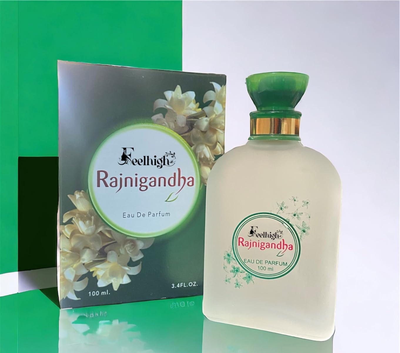 Feelhigh Luxury Products From Dubai - Lasting And Addictive Personal EDP Spray Fragrance - A Seductive, Signature Aroma - The Luxurious Scent (RAJANIGANDHA) 4