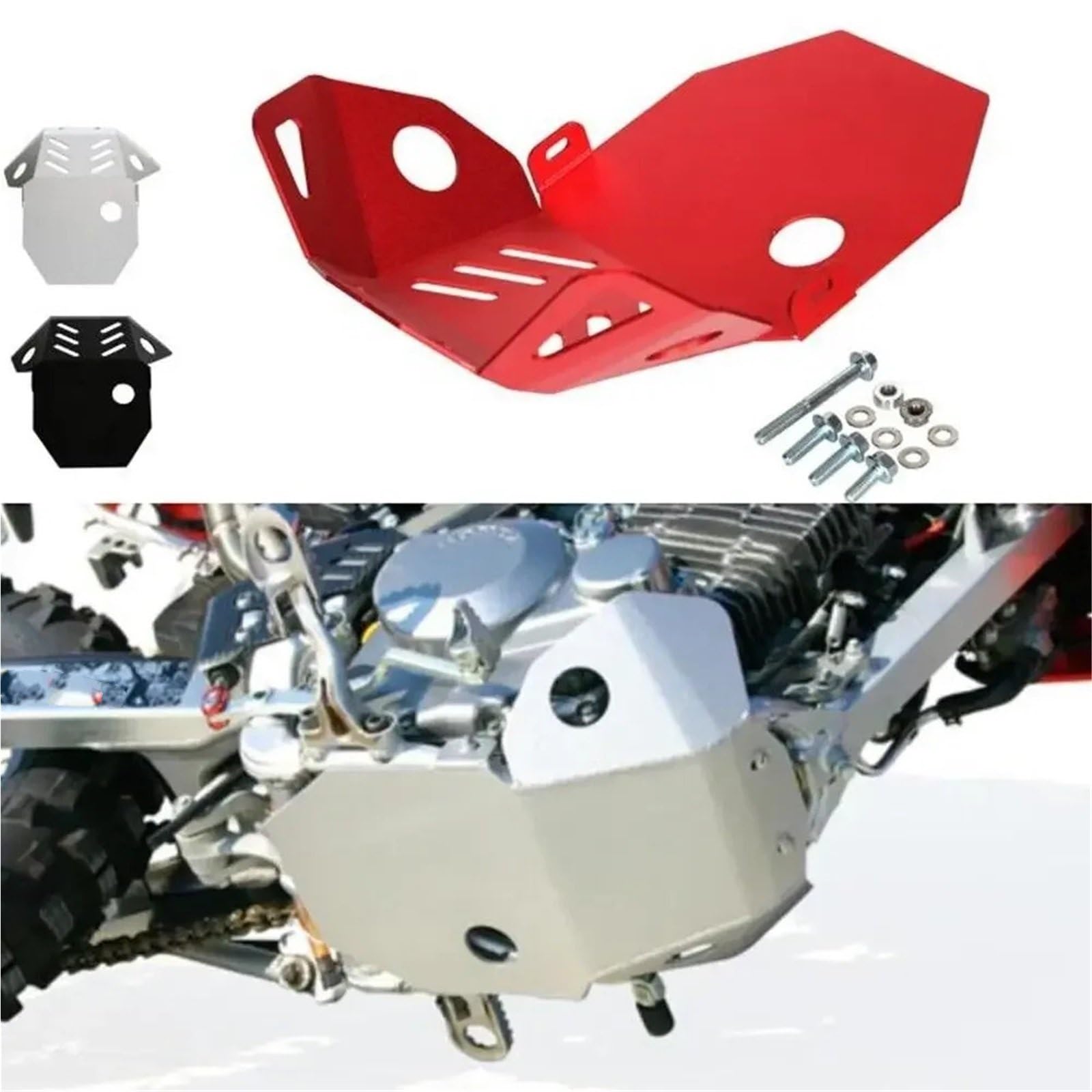 Per XR250 Per MOTARD 1995-2007 Accessori Per copertura telaio base motore piastra paramotore anteriore copertura motore Base del Motore(12)