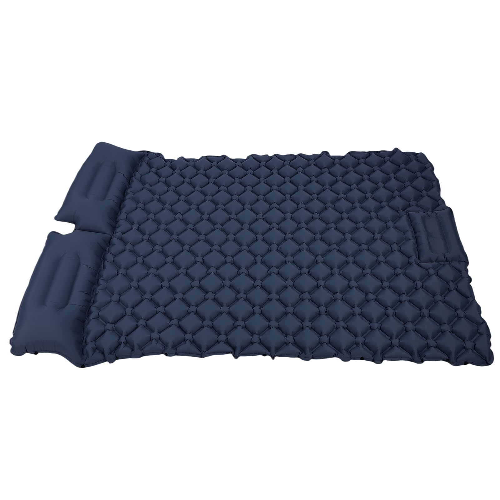 Generic Nadmuchiwana Karimata, Nylonowa Mata Kempingowa 40D Ripstop o Grubości 5 Cm i łatwym Pompowaniem do Wędrówek z Plecakiem i Pieszych Wędrówek (BLUE)
