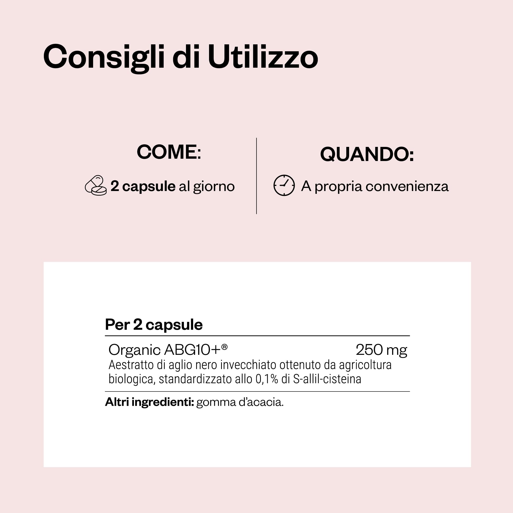 SuperSmart - ABG10+ ® - Estratto di Aglio Nero - Protegge le Cellule da Danni dei Radicali Liberi & Invecchiamento delle Cellule |Gluten Free - 60 Capsule Vegetariane