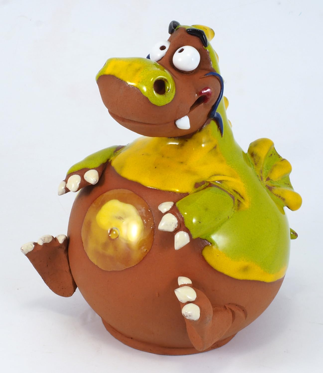 Decoration Jardin Exterieur Statue en Céramique - Deco Extérieur - Figurines pour Jardin - Faite à la Main, Résistant au Gel, Cadeau Unique pour Les jardiniers