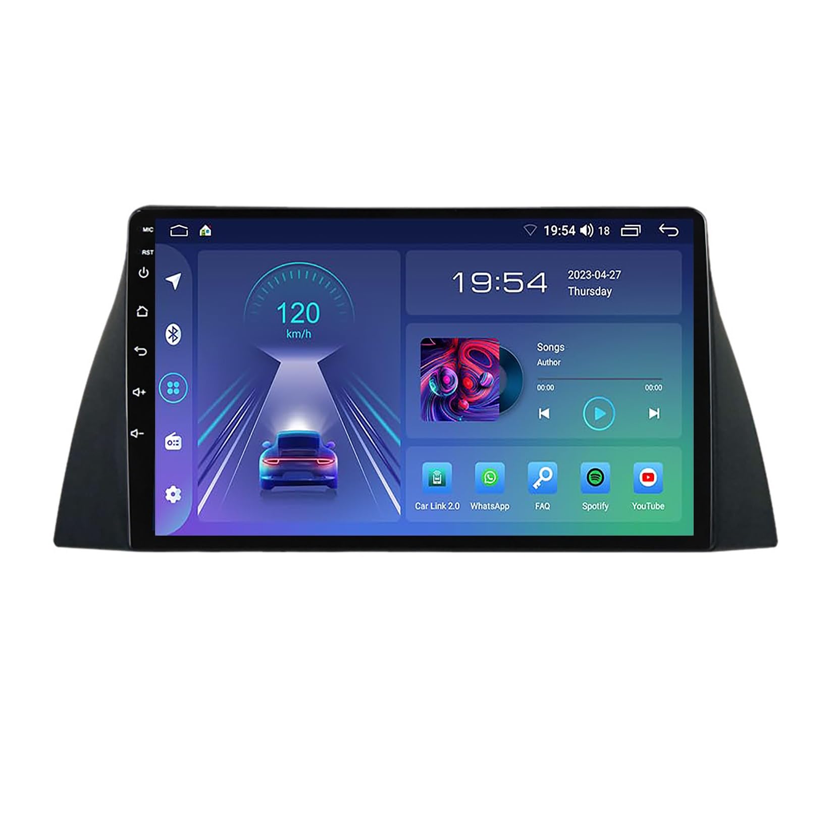 Autoradio Android 13 Écran Tactile 9 Pouces Chery Tiggo T11 CarPlay Bluetooth