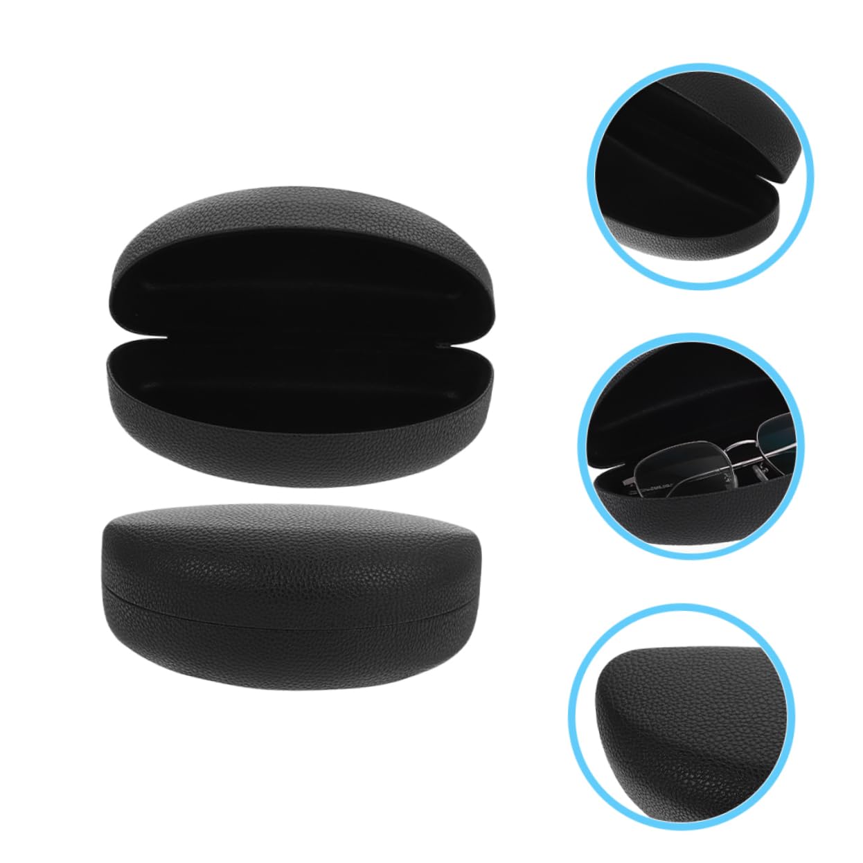 Healvian 8pezzi Custodie Per Occhiali Pu Pelle Astucci Per Sole e Occhiali Protettivi e Leggeri Per Viaggi e Conservazione