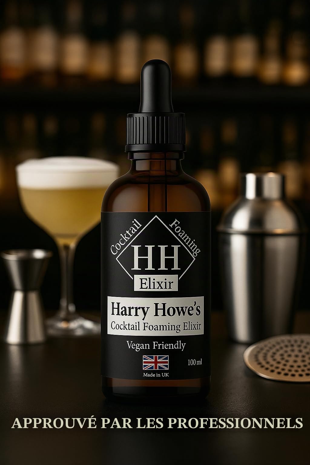 Elixir moussant cocktail Harry Howe