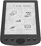 Yinhing Leitor de E-book de 6 Polegadas, 8 GB de Armazenamento, Bateria de 2500 MAh, Tela Confortável para Os Olhos, Leve e Portátil Com Suporte para PDF EPUB para Leitura de Livros