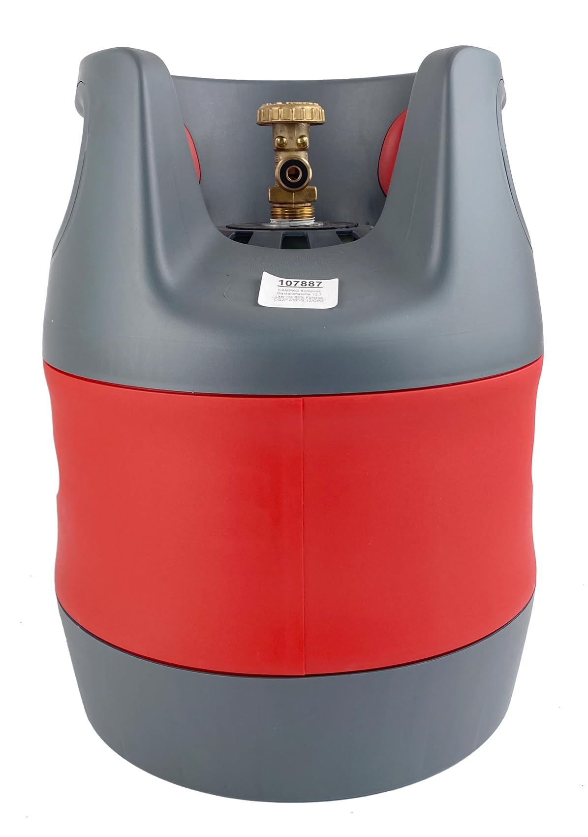 HausundWerkstatt24 5kg CAMPKO Komposit Gasflasche 12,7l mit Füllstop die leichteste Flasche für Propan