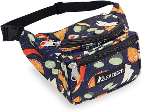 Everest Signature, riñonera estampada, Tacos), P044KD-TACOS