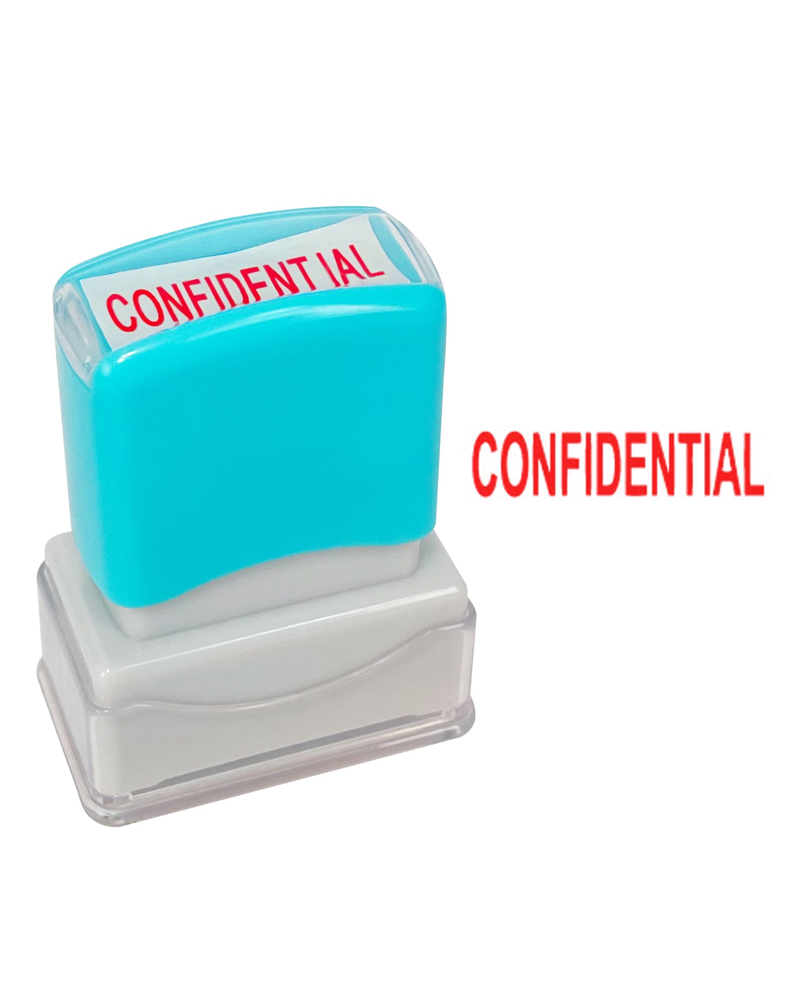 Confidential Stamp Red Ink YQBOOM Refillable Stampers for Office Message Supplies