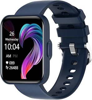 NICBEL Smart Watch Lite Heart Rate Blood Pressure Fitness Tracker IP68 Waterproof 24 Sports Mode Women Smartwatch For IOS Intelligent Watch(One Size,Gold 1)