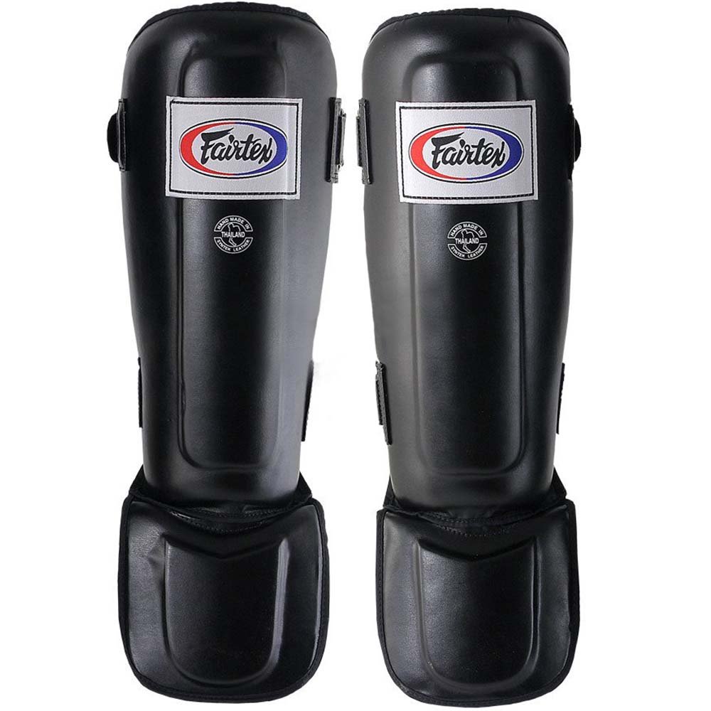 Protège-tibias Fairtex SP3 noir taille M de boxe thaï et kickboxing - 3