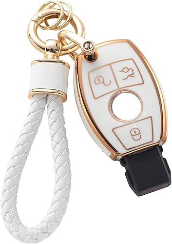 Miniatura 40 de Funda para llavero BMW con llavero, funda de TPU suave para llave compatible con BMW X1 X2 X3 X5 X6 X7 y Series 1 2 3 4 5 6 7 8 Remote Smart Key