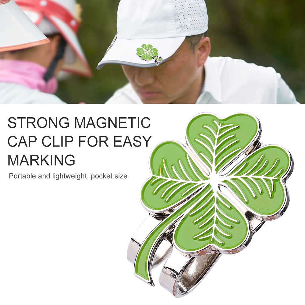 RiToEasysports Clip Gorra Golf, Magnético Seguro Soporte Marcador Bola Metal para Golfistas Partidas Entrenamiento al Aire Práctica Campo Tournaments
