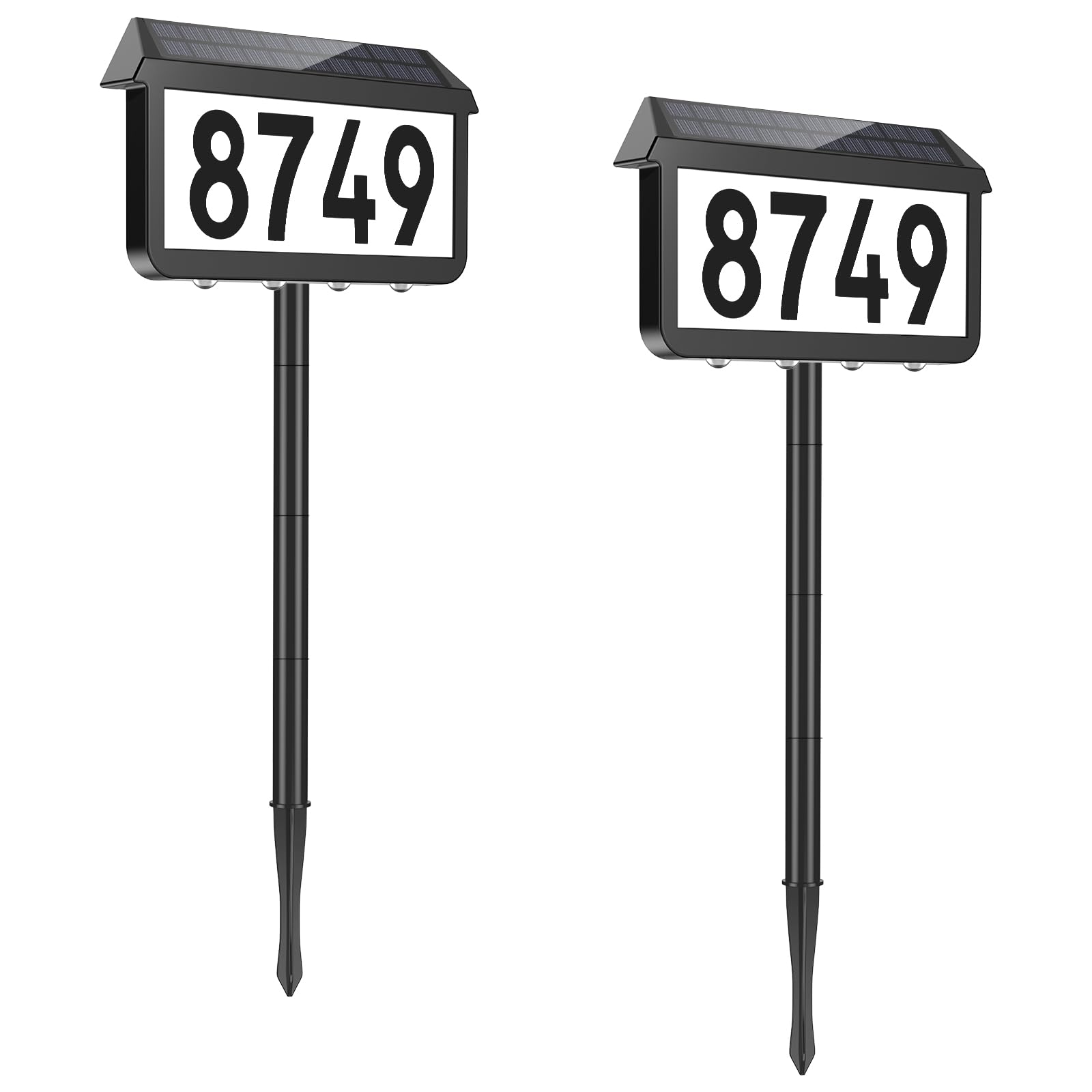 Photo 1 of Brightever Solar Address Signs, House Number for Outside Waterproof