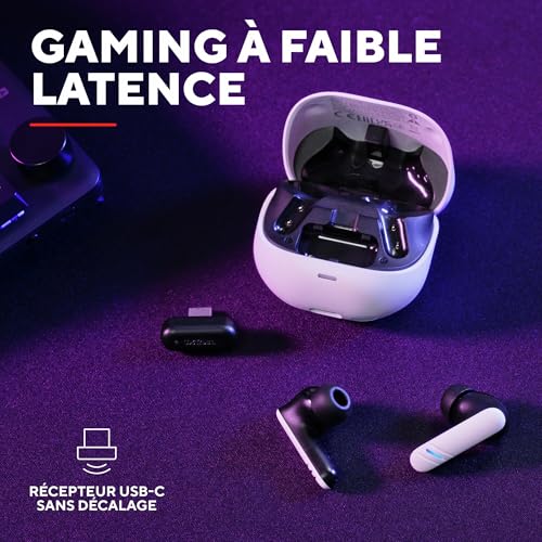 Casque gaming Bluetooth sans fil intra-auriculaire ENC GXTrust 409 - 4