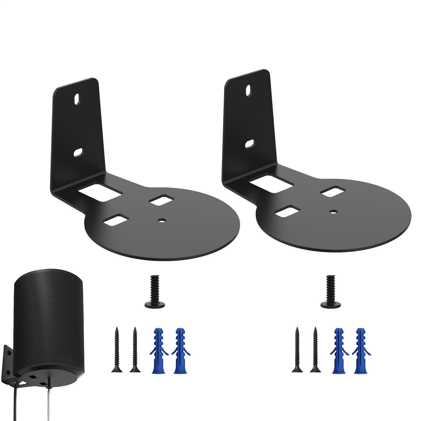 Speaker mounting racks flotantes de 5 pulgadas para equipos de audio 8