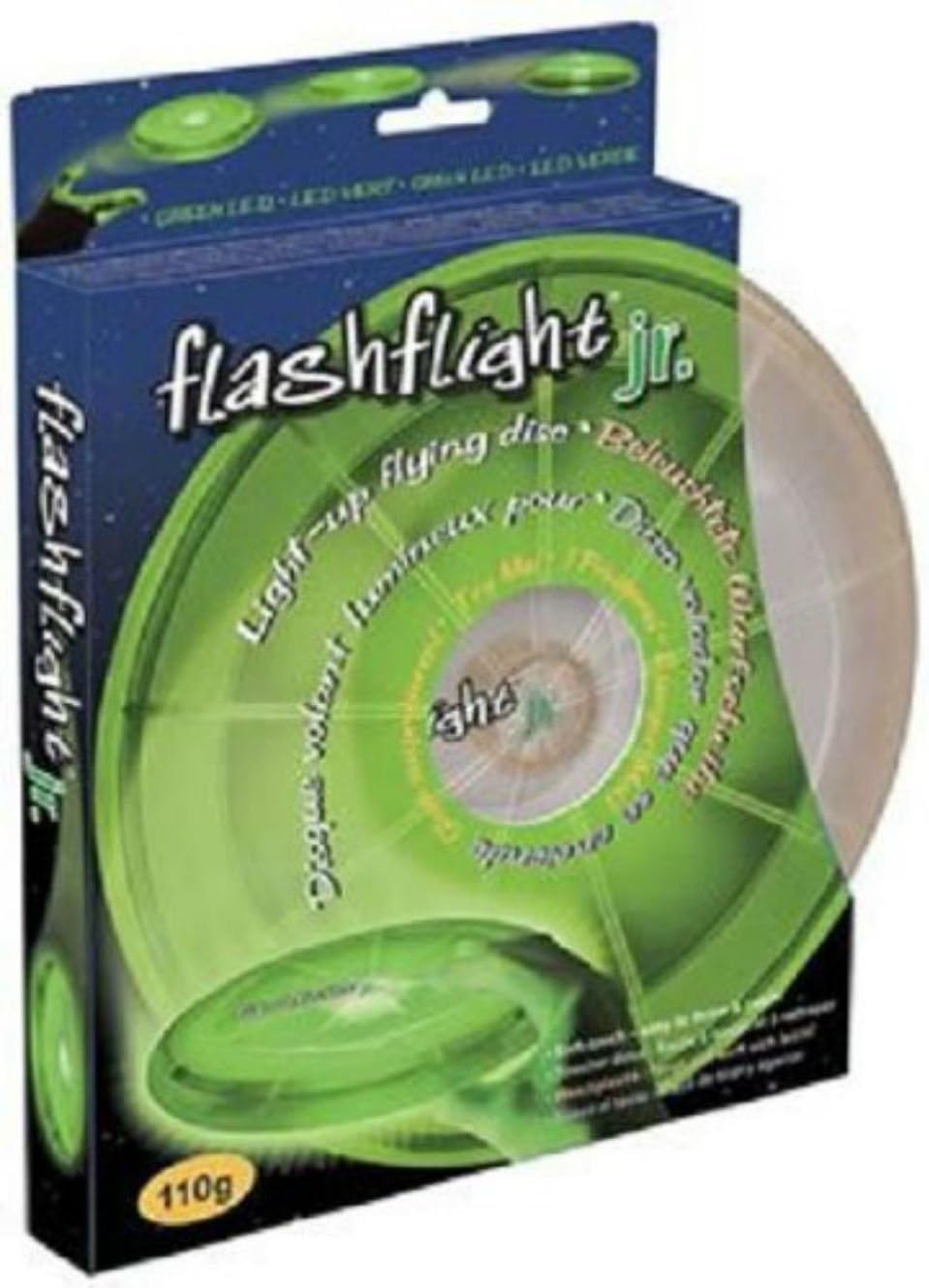 FlashFlight Jr. 110 grams LightUp Flying Disc (COLOR SENT