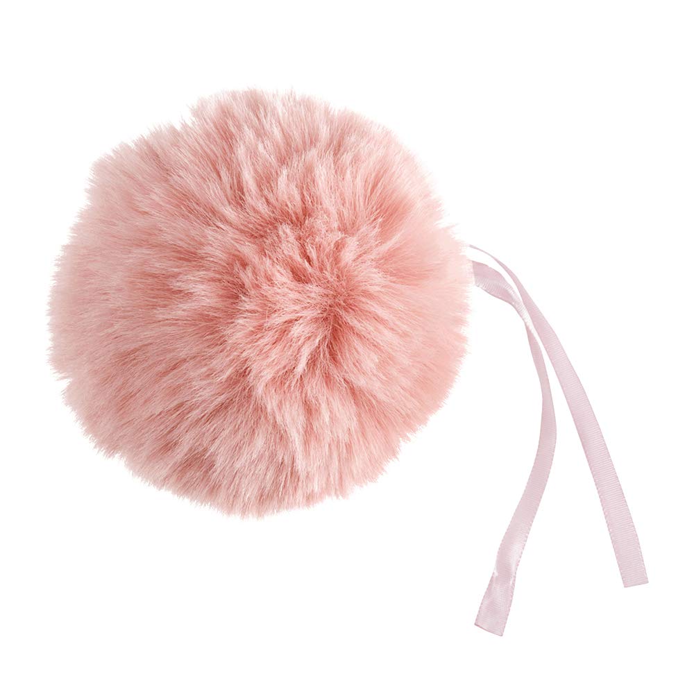 Crafty Capers Light Pink | Giant 11cm Faux Fur Pom Pom | Gift Wrap, Home Decor & Crafts